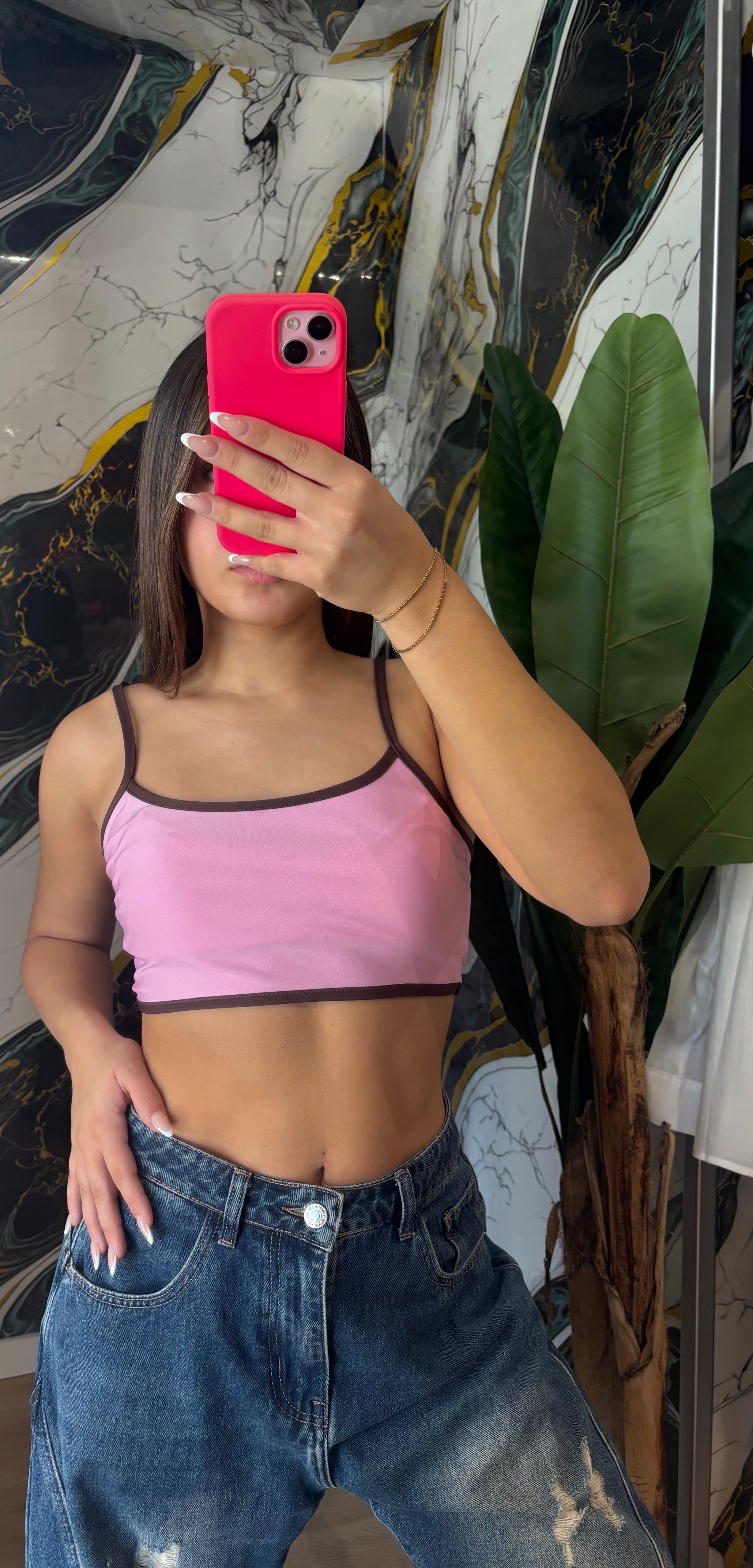 TOP CROP BICOLOR
