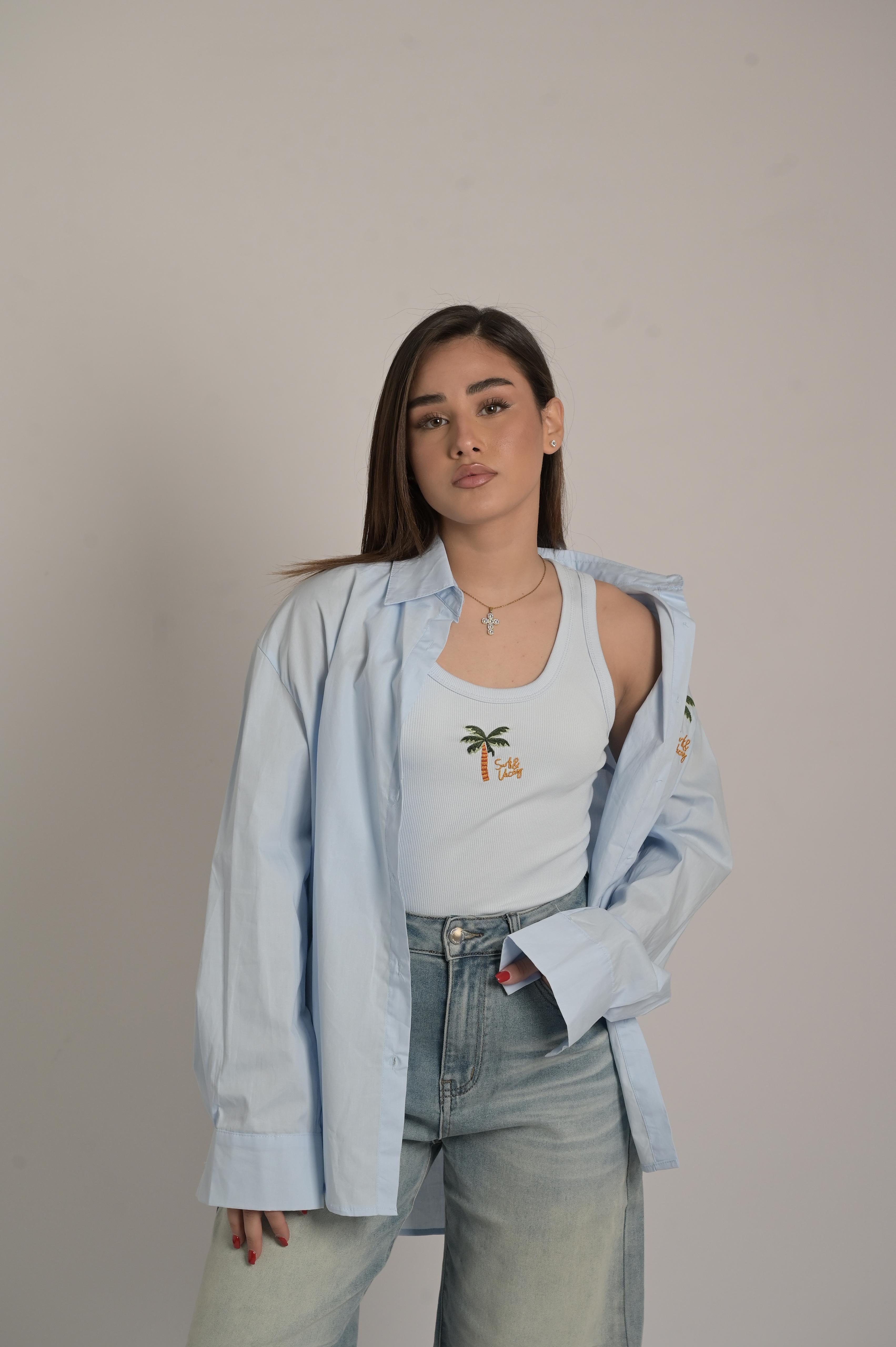 CAMICIA CON CANOTTA HAWAII🌴✨